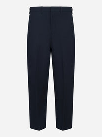 Pantalone loose fit Dandy in cotone blu