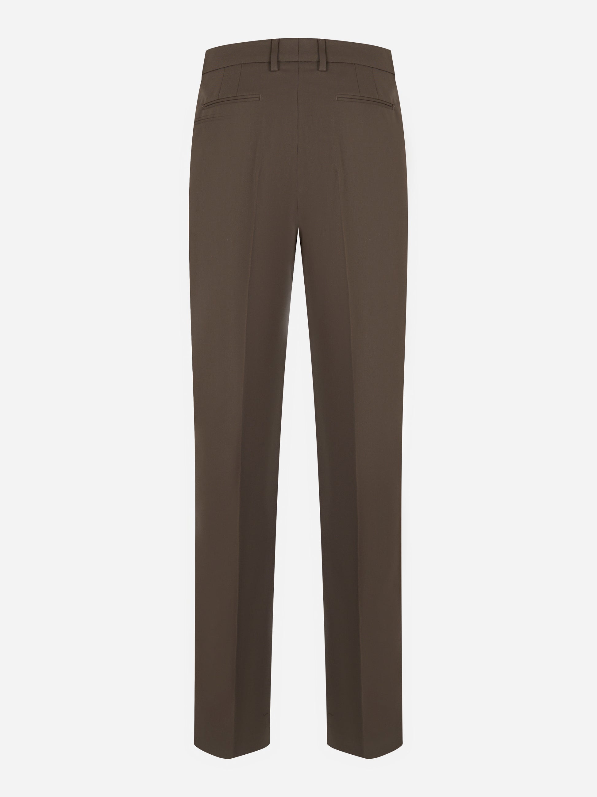 Pantalone PT TORINO Ambra in lana bi-stretch color caffè retro