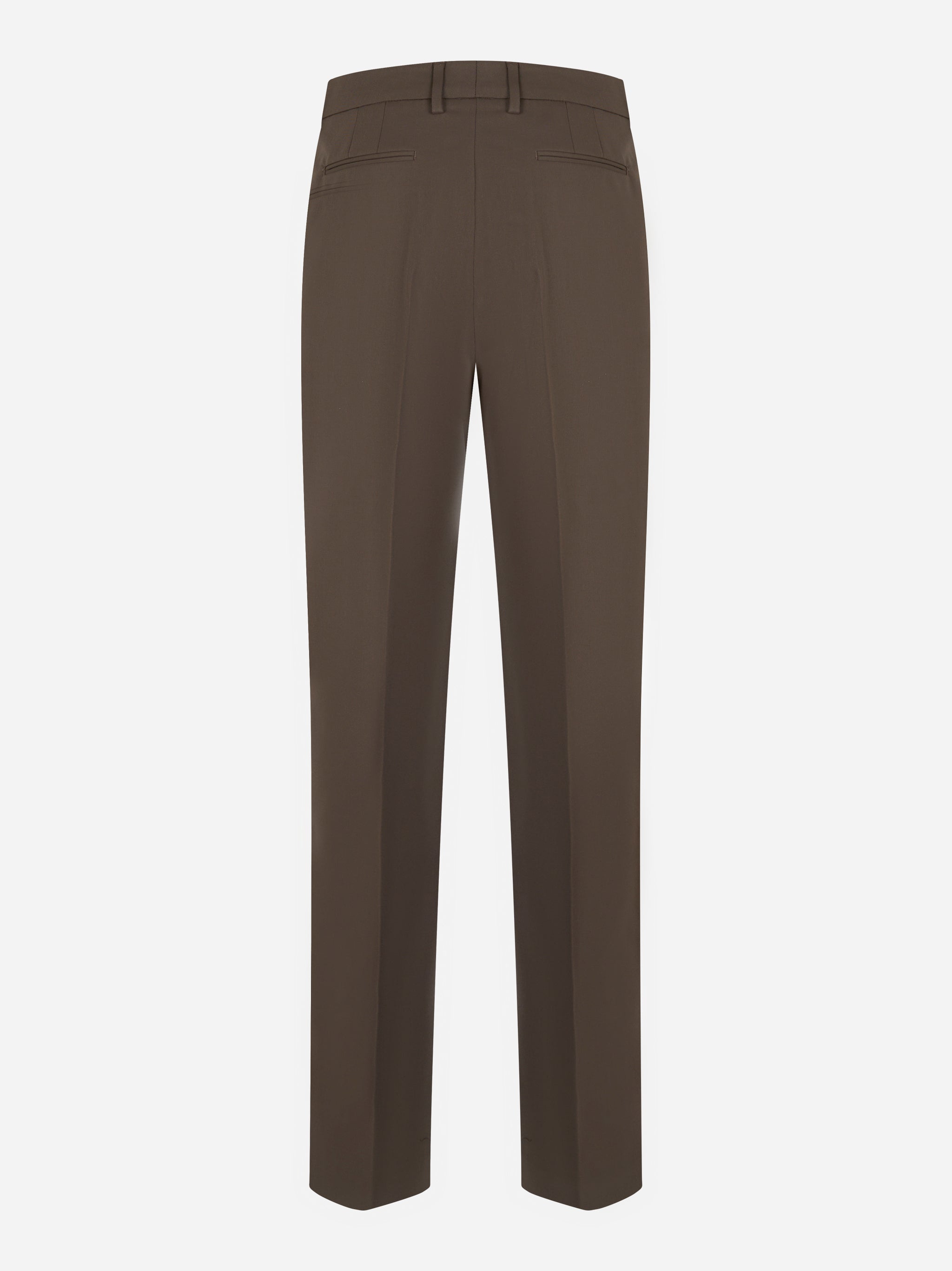 Pantalone PT TORINO Ambra in lana bi-stretch color caffè retro