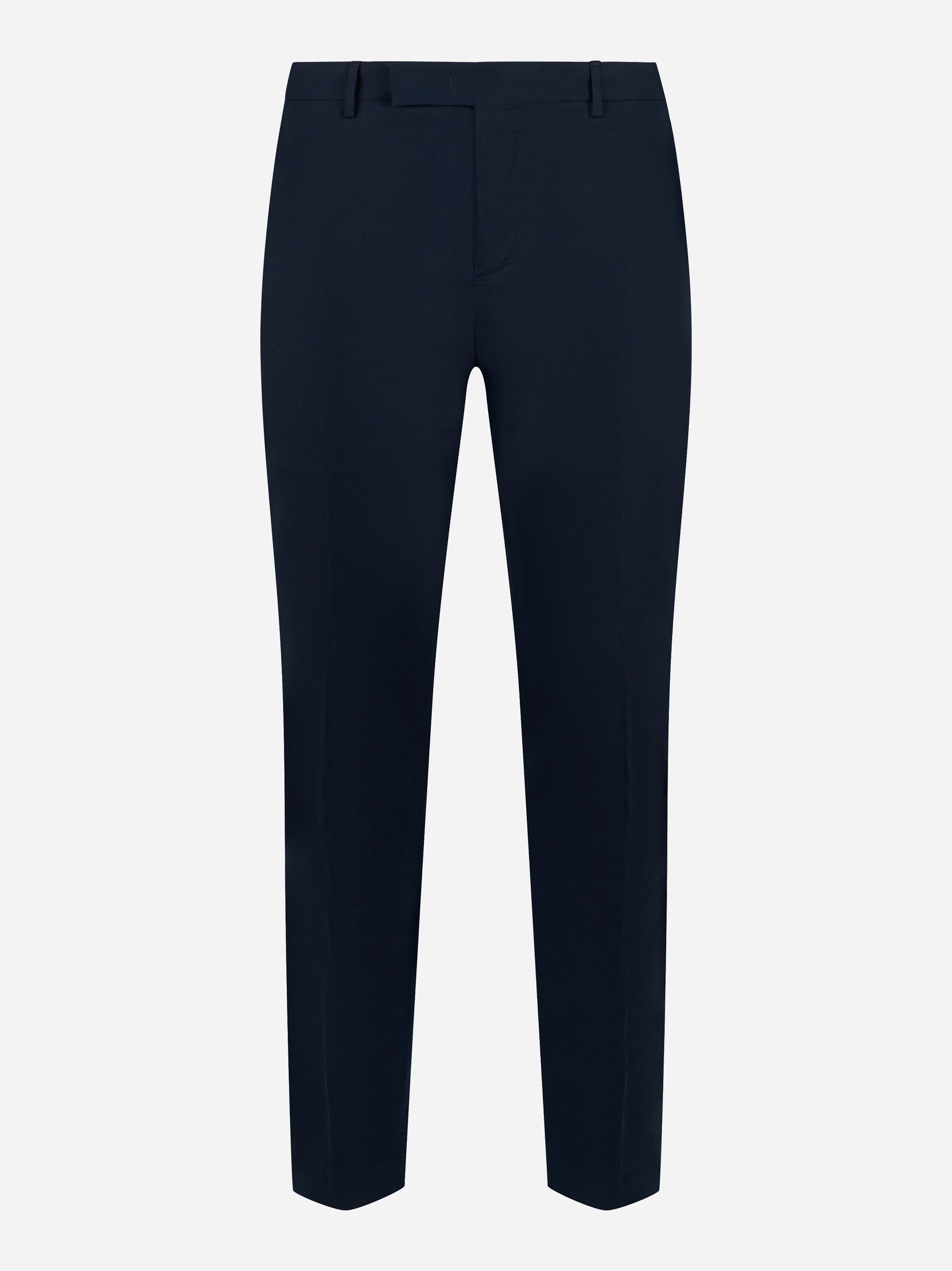 Pantalone PT Torino Diceci skinny fit in cotone stretch blu navy - fronte