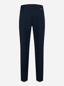 Pantalone PT Torino Diceci skinny fit in cotone stretch blu navy - retro