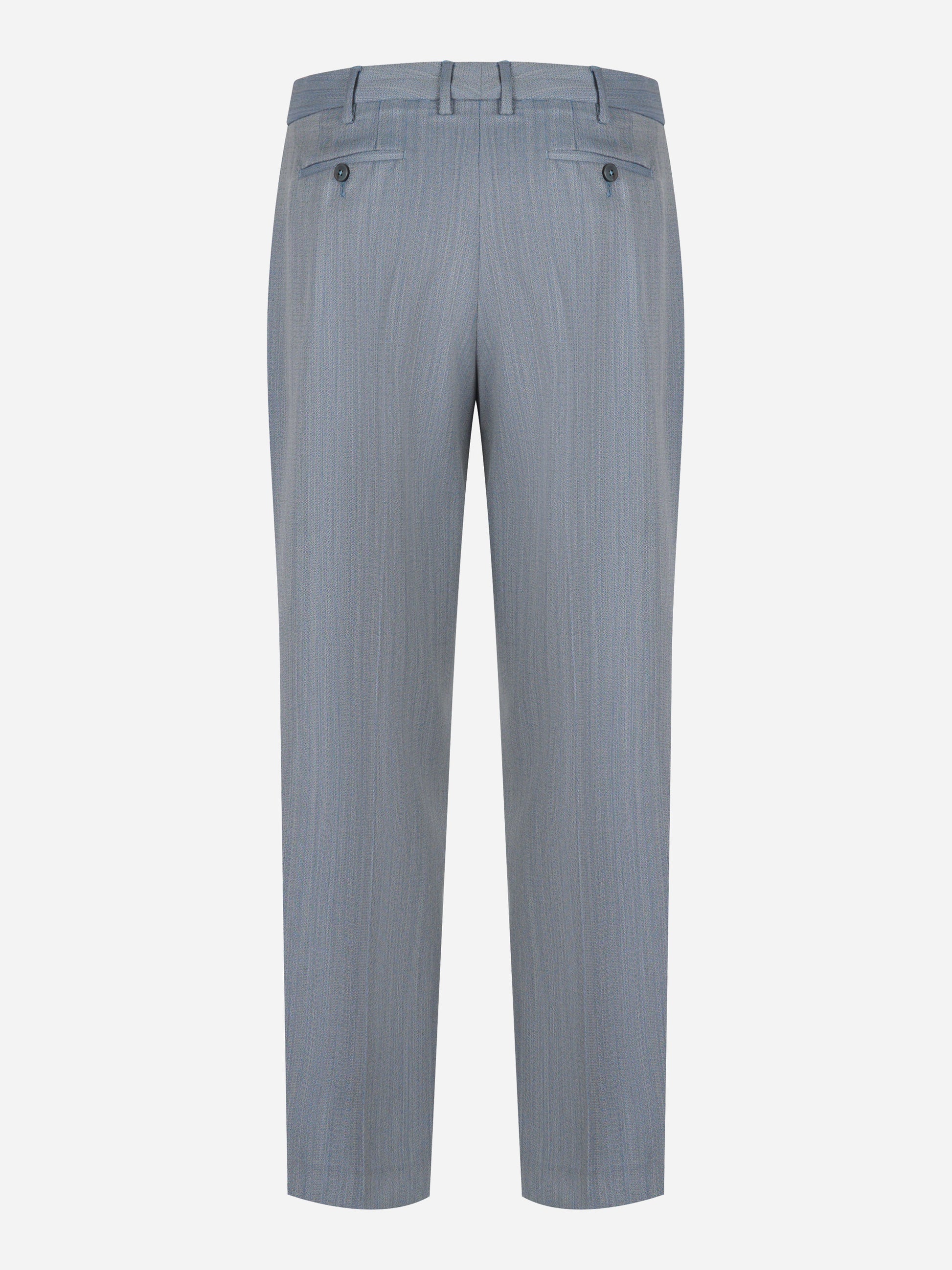 Pantalone PT TORINO Emma in fresco lana azzurro chiaro - vista posteriore