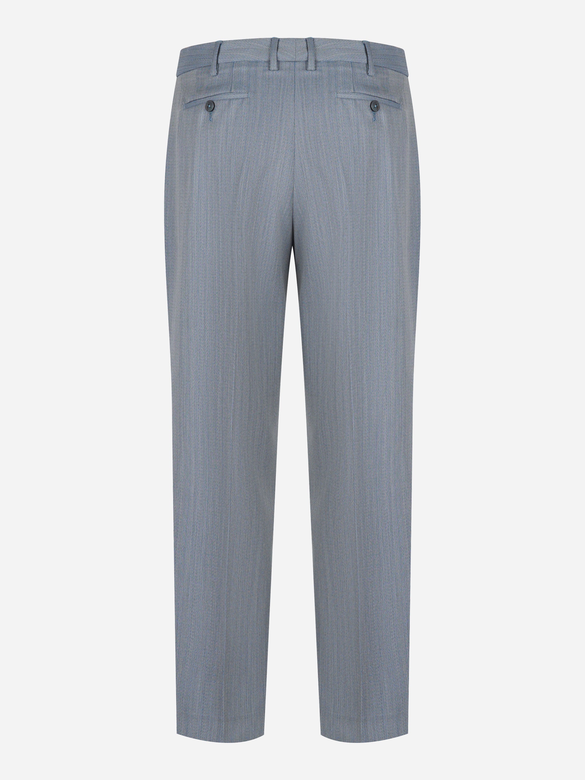 Pantalone PT TORINO Emma in fresco lana azzurro chiaro - vista posteriore