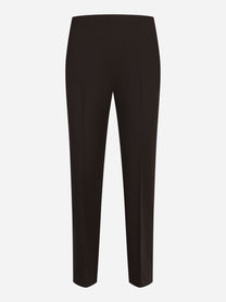 Pantalone PT TORINO Gioia marrone in lana bi-stretch, vista frontale