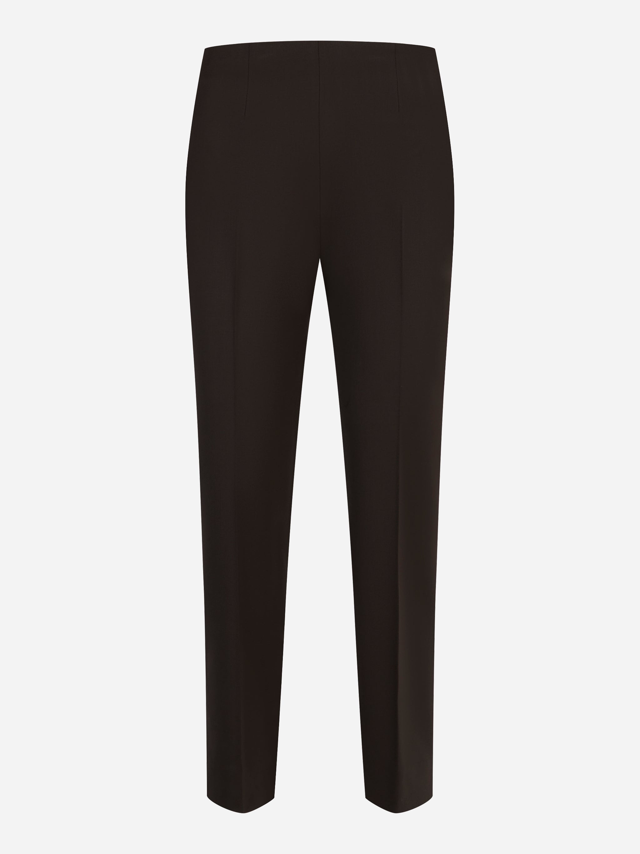 Pantalone PT TORINO Gioia marrone in lana bi-stretch, vista frontale