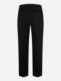 Pantalone PT TORINO modello Michael regular fit in lana nera, vista posteriore