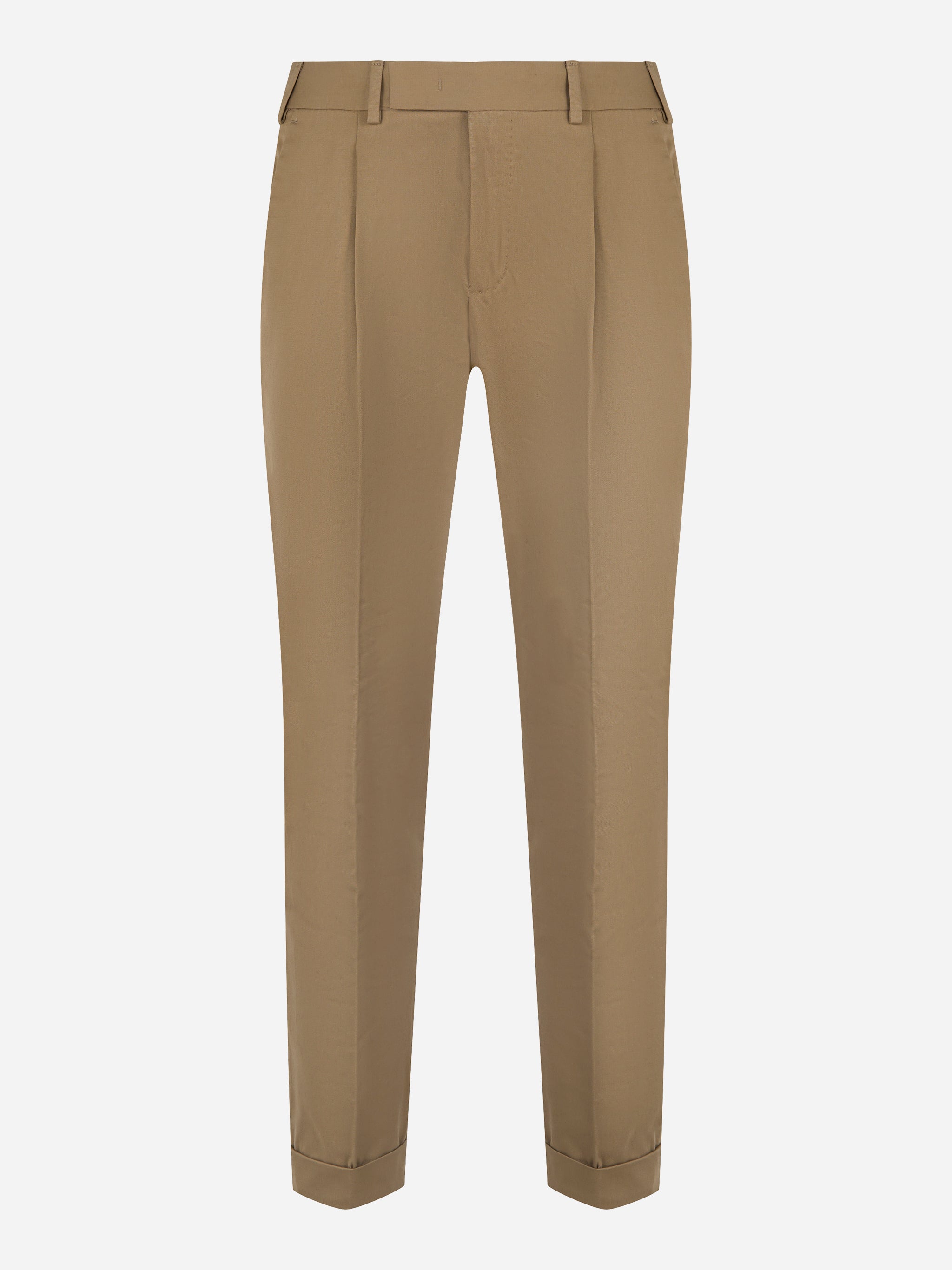 pt torino pantalone rebel carrot fit beige 001698378560 fronte