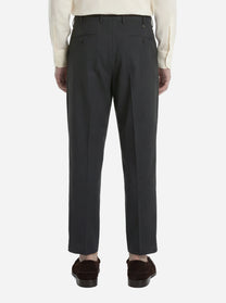 Pantalone loose fit Dandy in lana grigio