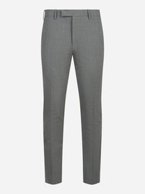 Pantalone skin fit Dieci in lana stretch grigio