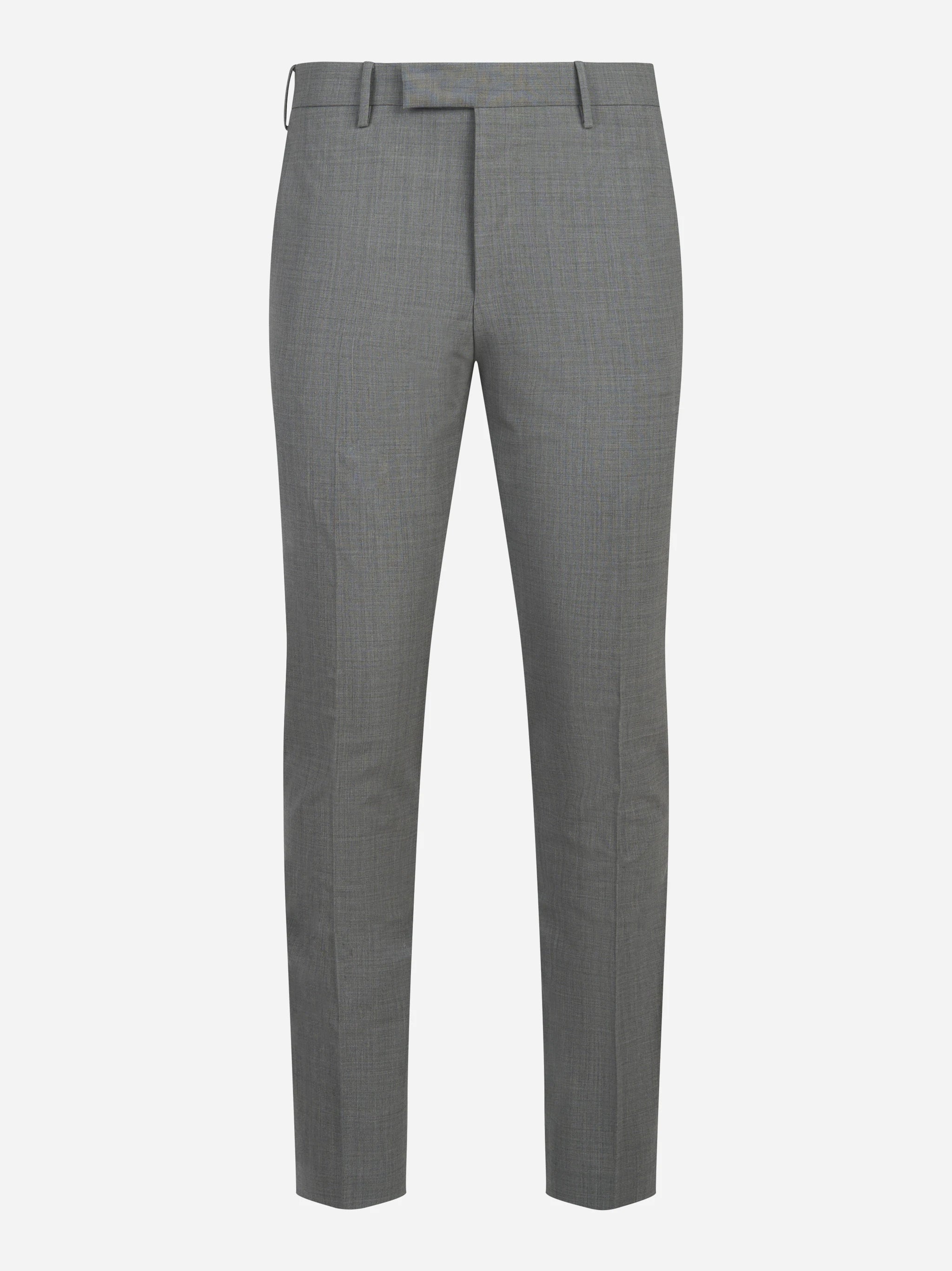 Pantalone skin fit Dieci in lana stretch grigio