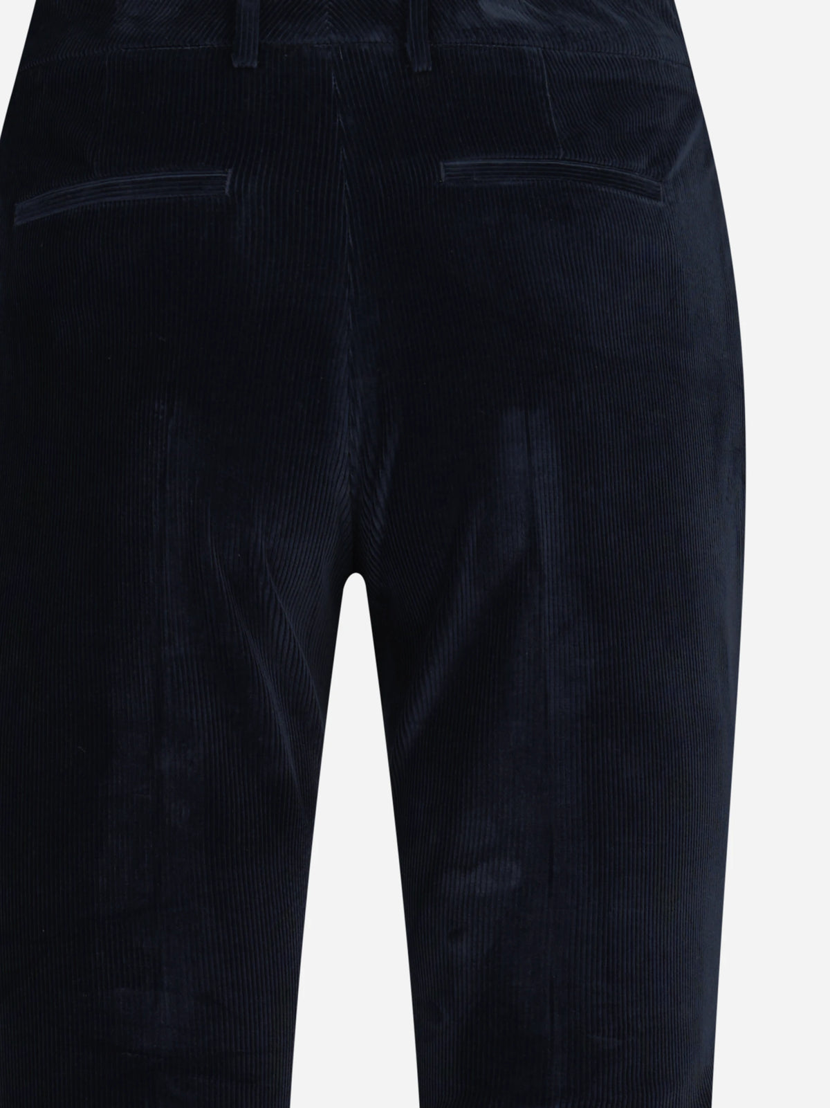 Pantaloni Elsa in velluto a coste blu - dettaglio del prodotto
