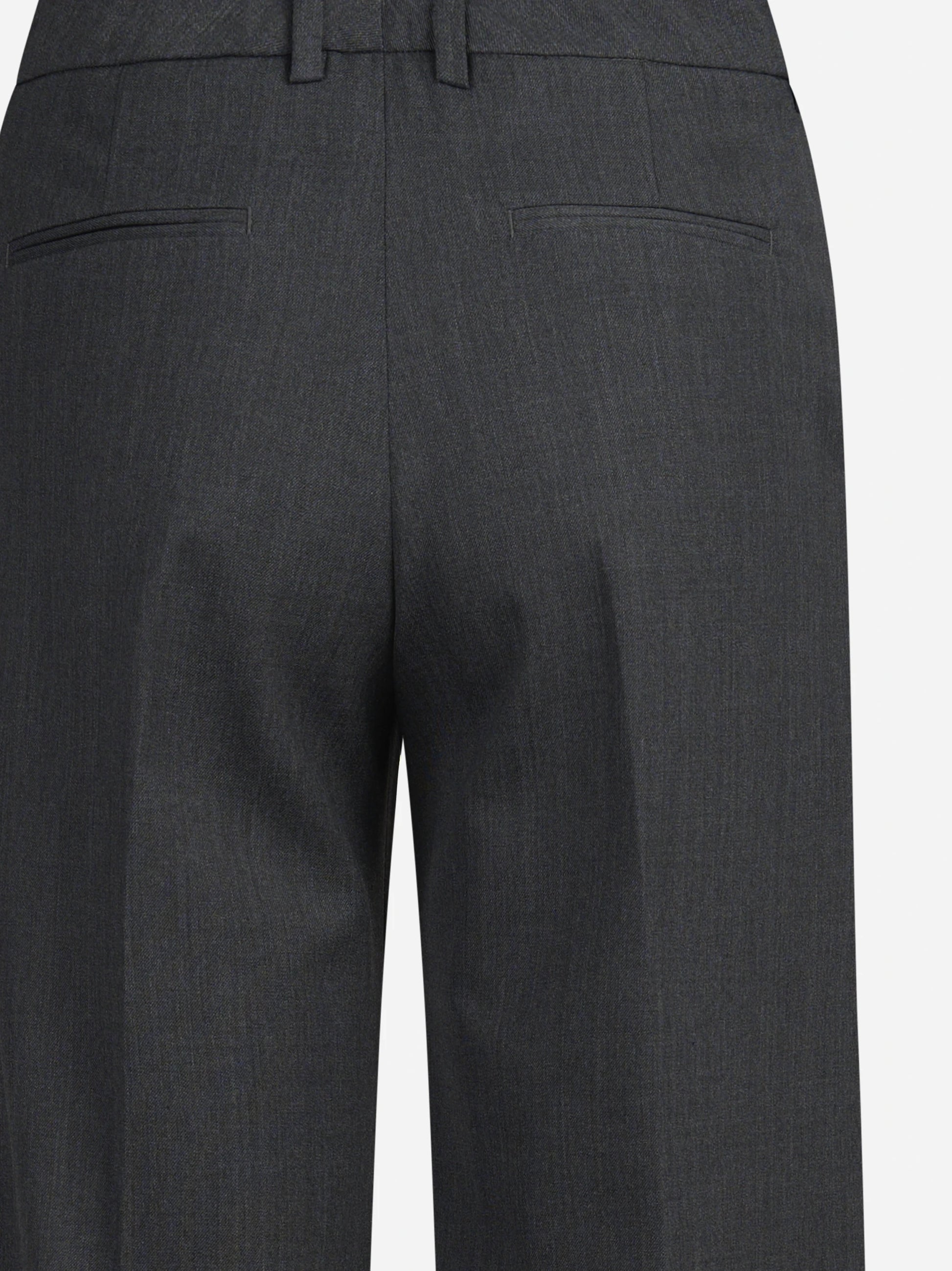 Pantaloni Lola in misto lana stretch grigi - dettaglio del prodotto