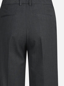 Pantaloni Lola in misto lana stretch grigi - dettaglio del prodotto