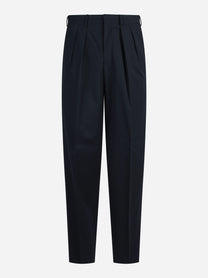 Pantalone bi-stretch Wide blu - vista frontale