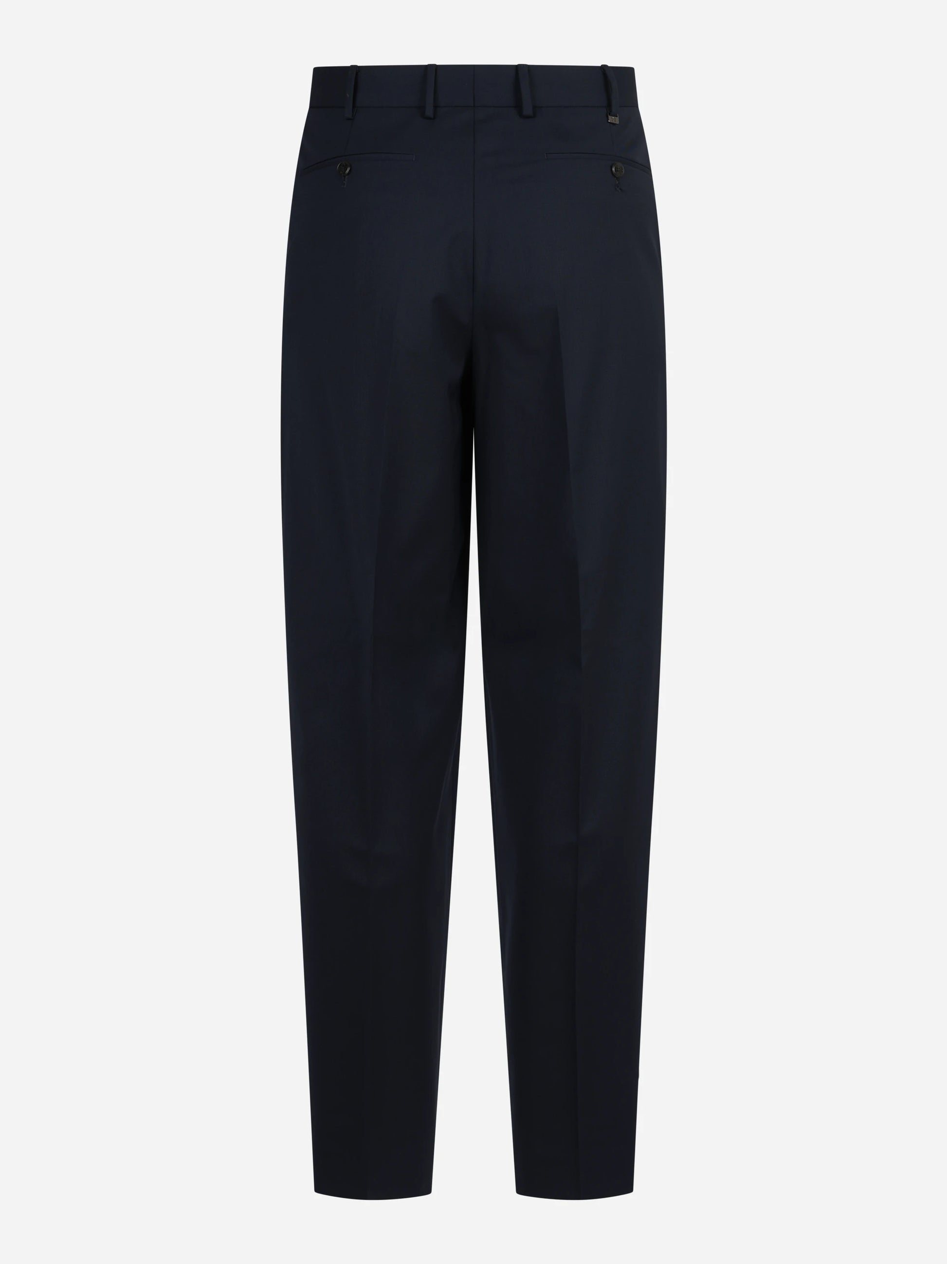 Pantalone bi-stretch Wide blu - vista posteriore