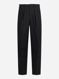 Pantalone bi-stretch Wide nero - vista frontale