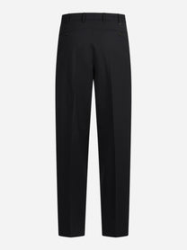 Pantalone bi-stretch Wide nero - vista posteriore