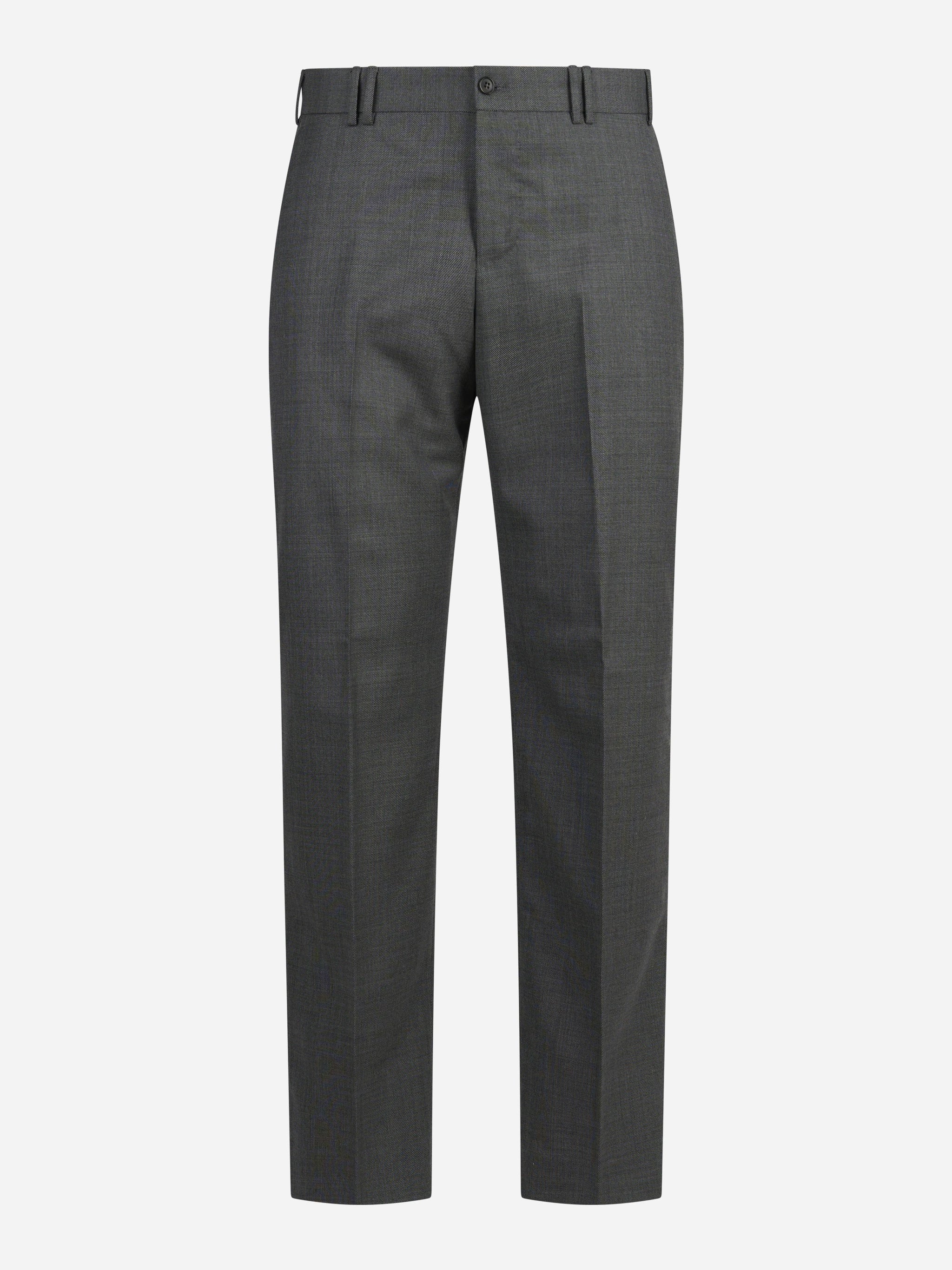 Pantalone lana Micheal grigio - vista frontale