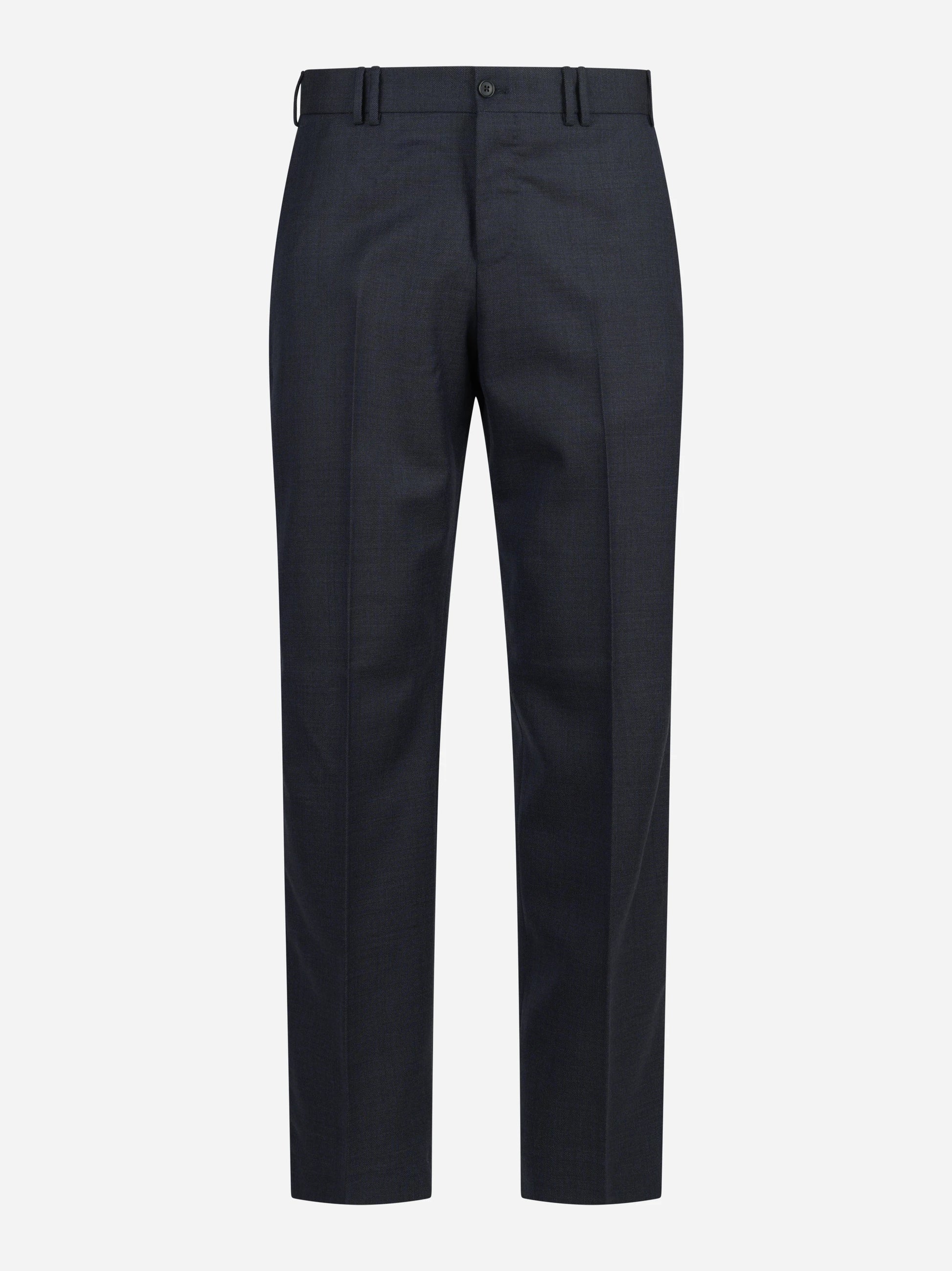 Pantalone lana Micheal blu - vista frontale