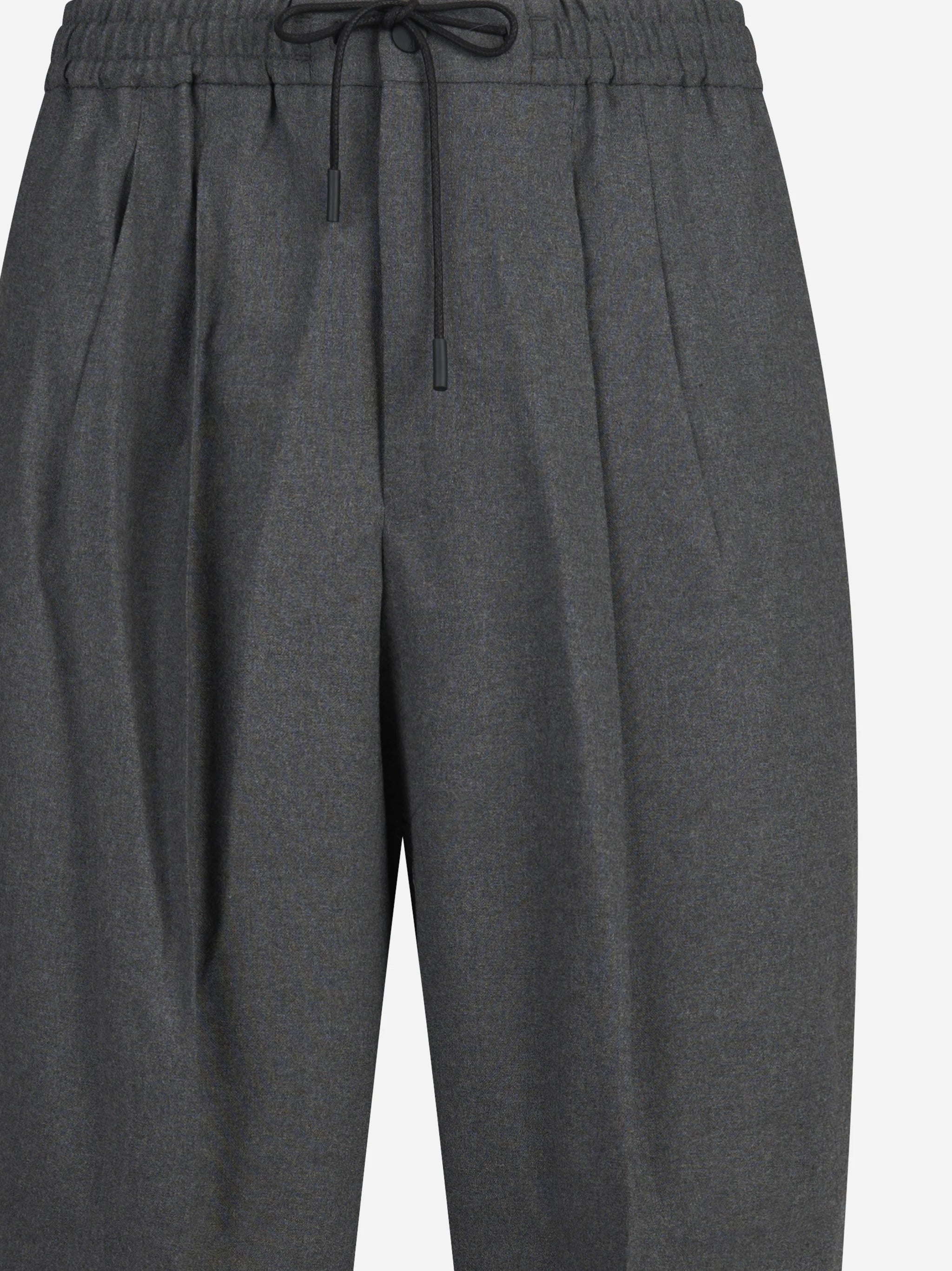 Pantaloni Wide Active in tela stretch grigi - dettaglio del prodotto