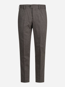 Pantalone flanella garzata The Rebel marrone - vista frontale