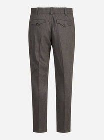 Pantalone flanella garzata The Rebel marrone - vista posteriore