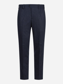 Pantalone flanella garzata The Rebel blu - vista frontale