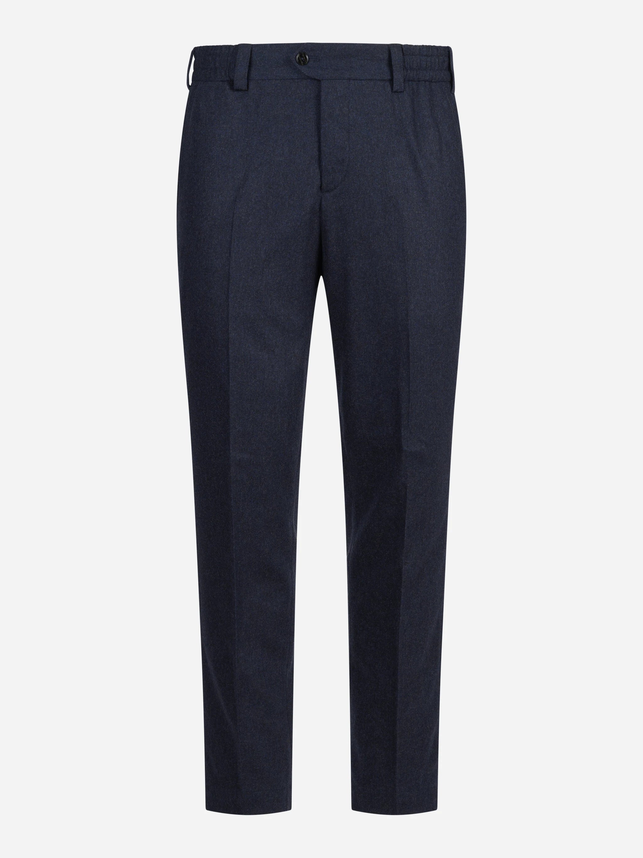 Pantalone flanella garzata The Rebel blu - vista frontale