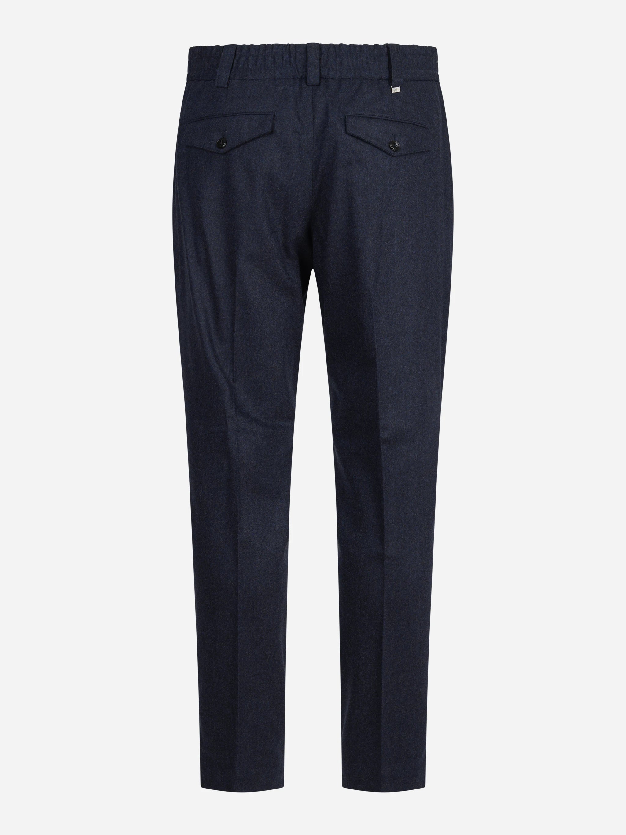 Pantalone flanella garzata The Rebel blu - vista posteriore