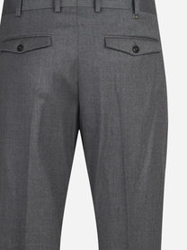 Pantaloni Rebel in flanella stretch grigi - dettaglio del prodotto