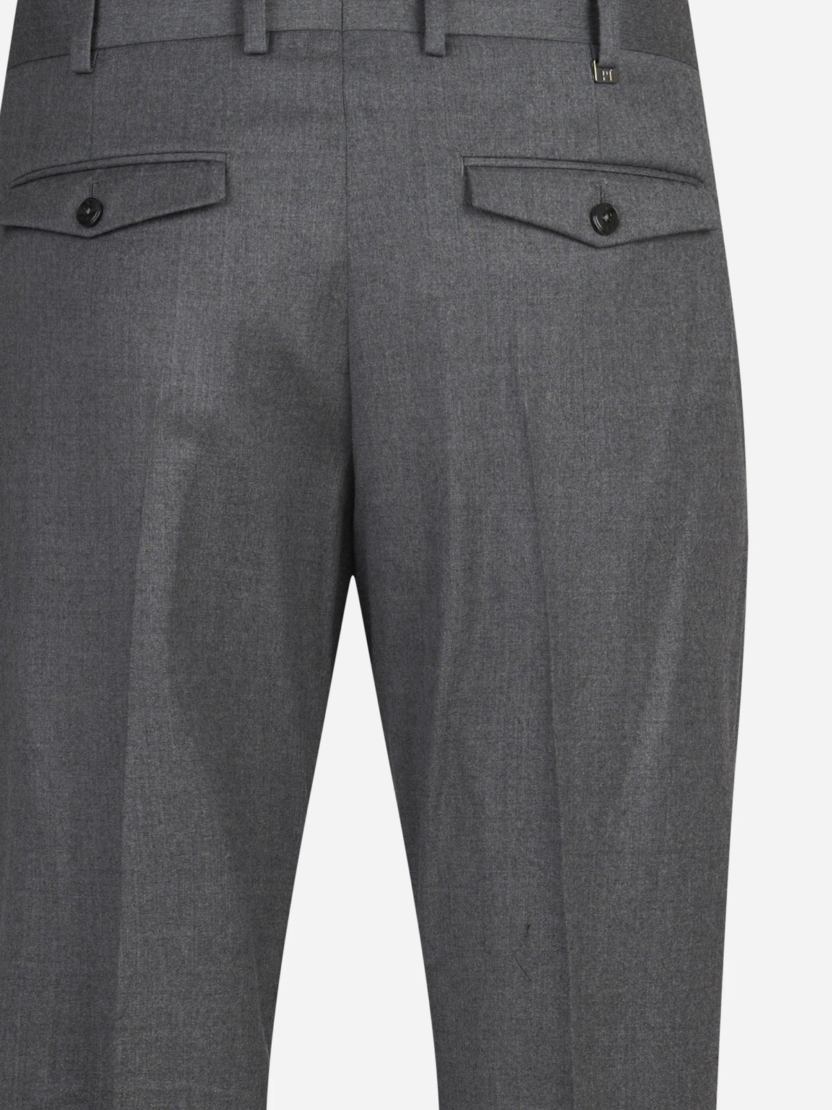 Pantaloni Rebel in flanella stretch grigi - dettaglio del prodotto