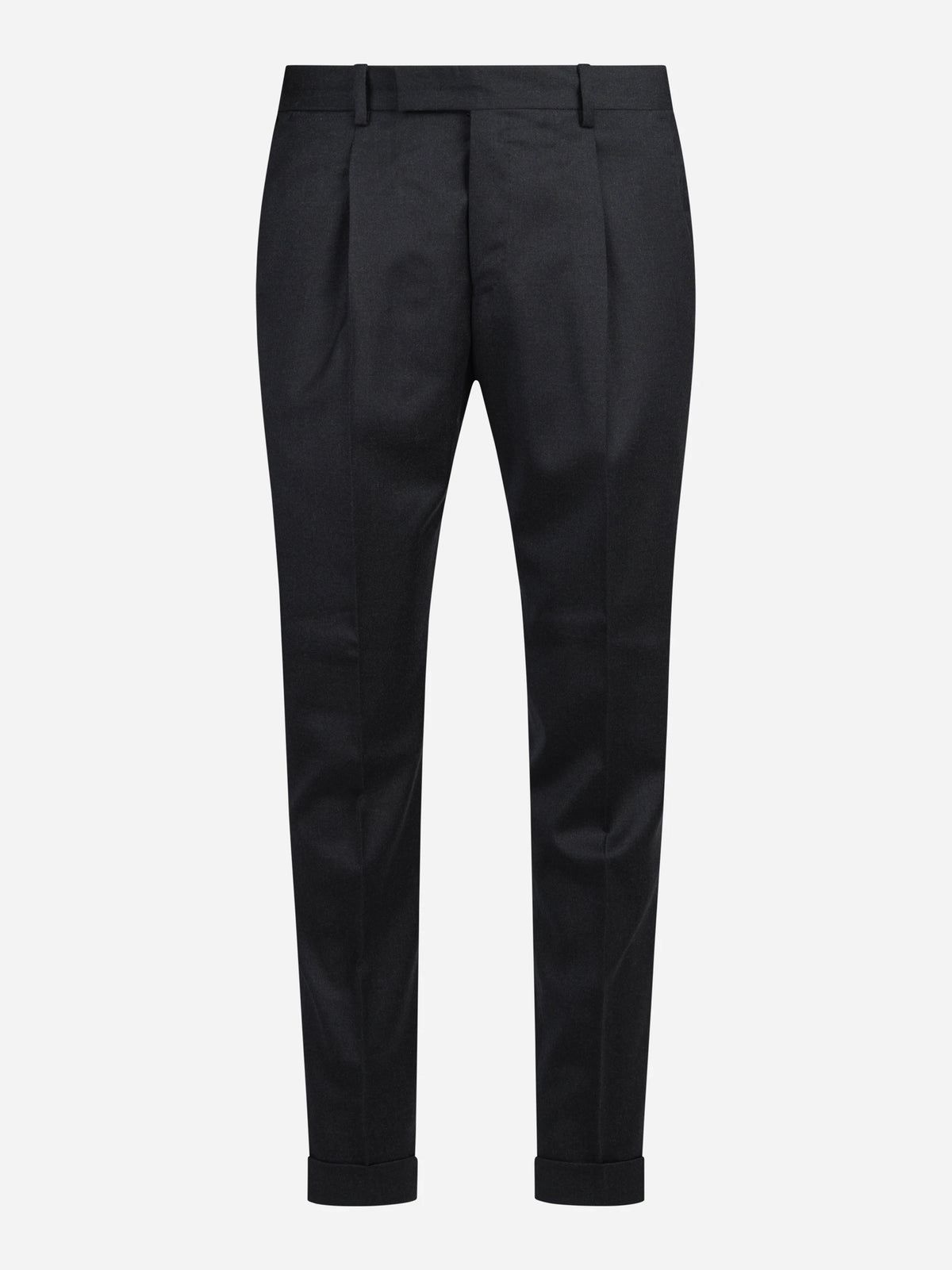 Pantalone in flanella stretch Rebel grigio - vista frontale