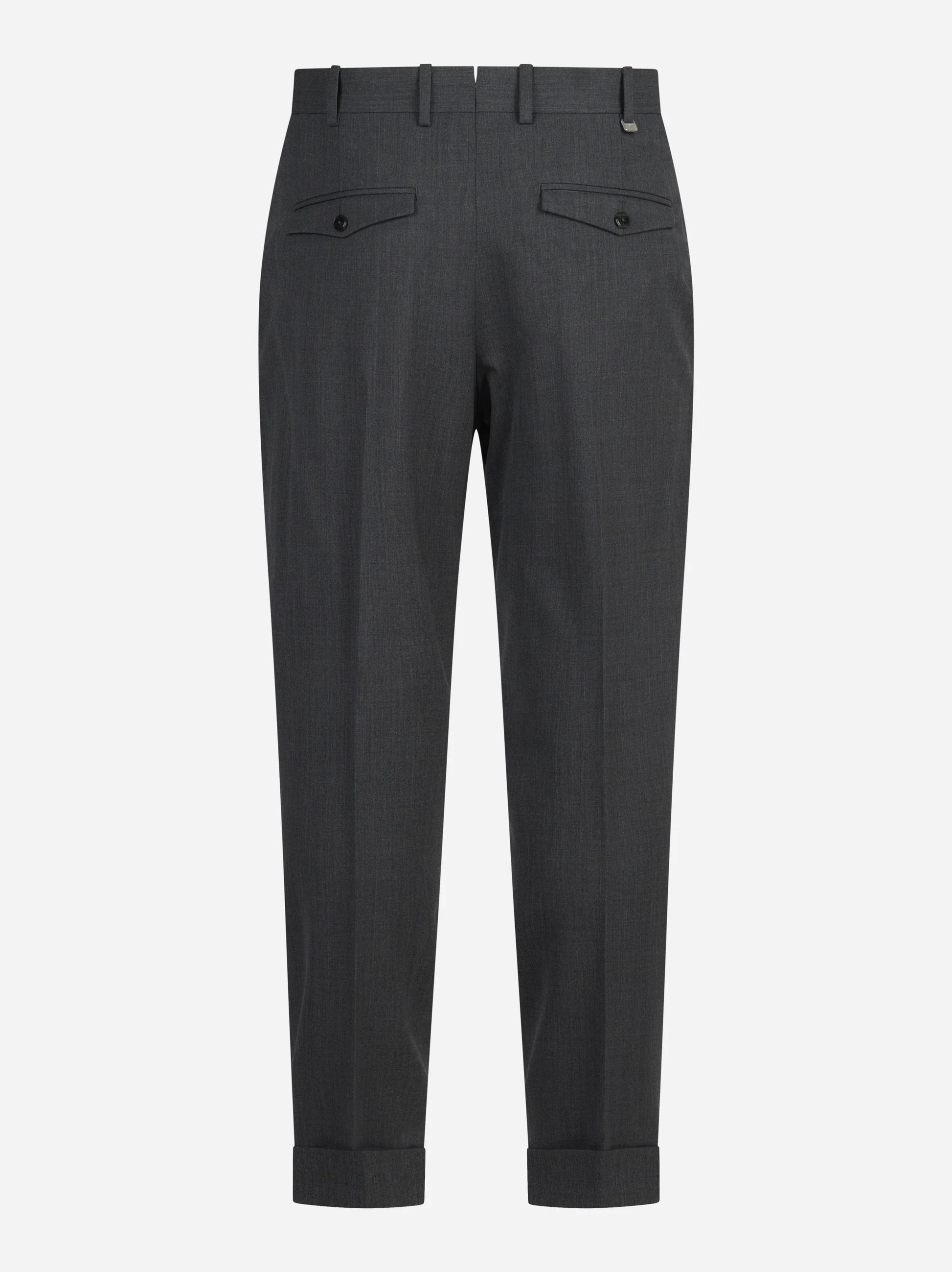Pantalone bi-stretch Rebel grigio - vista posteriore