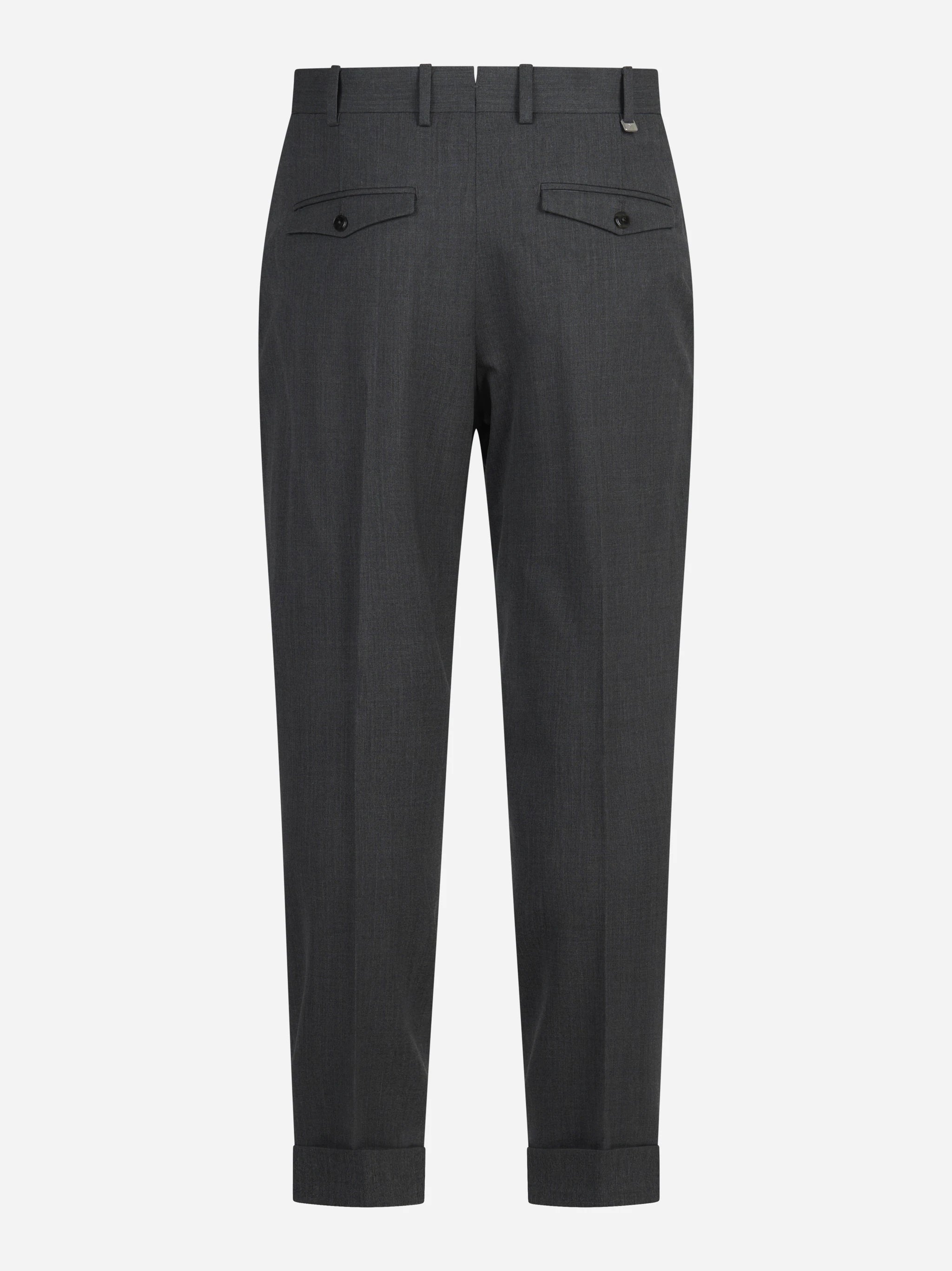 Pantalone bi-stretch Rebel grigio - vista posteriore