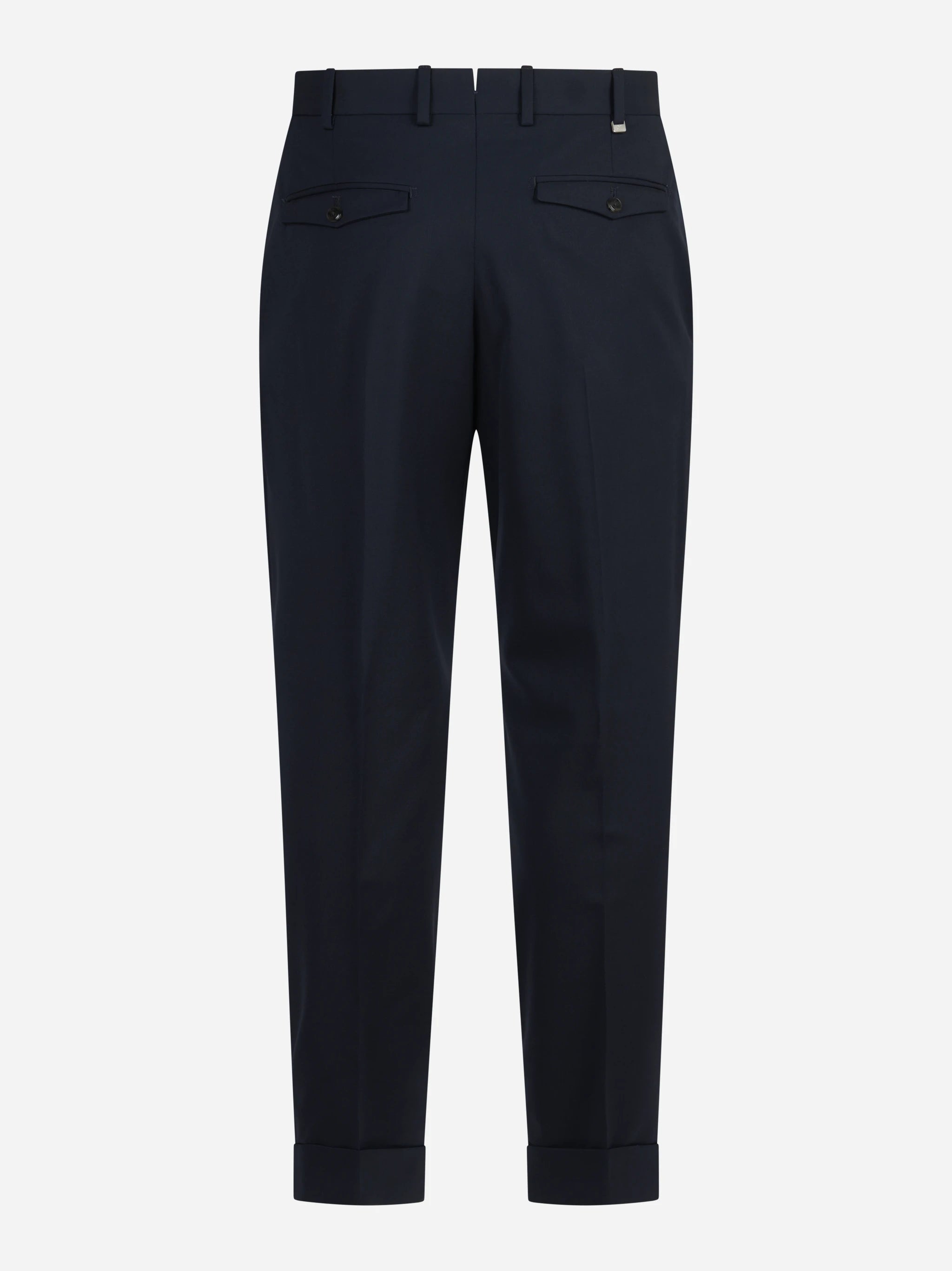 Pantalone bi-stretch Rebel blu - vista posteriore