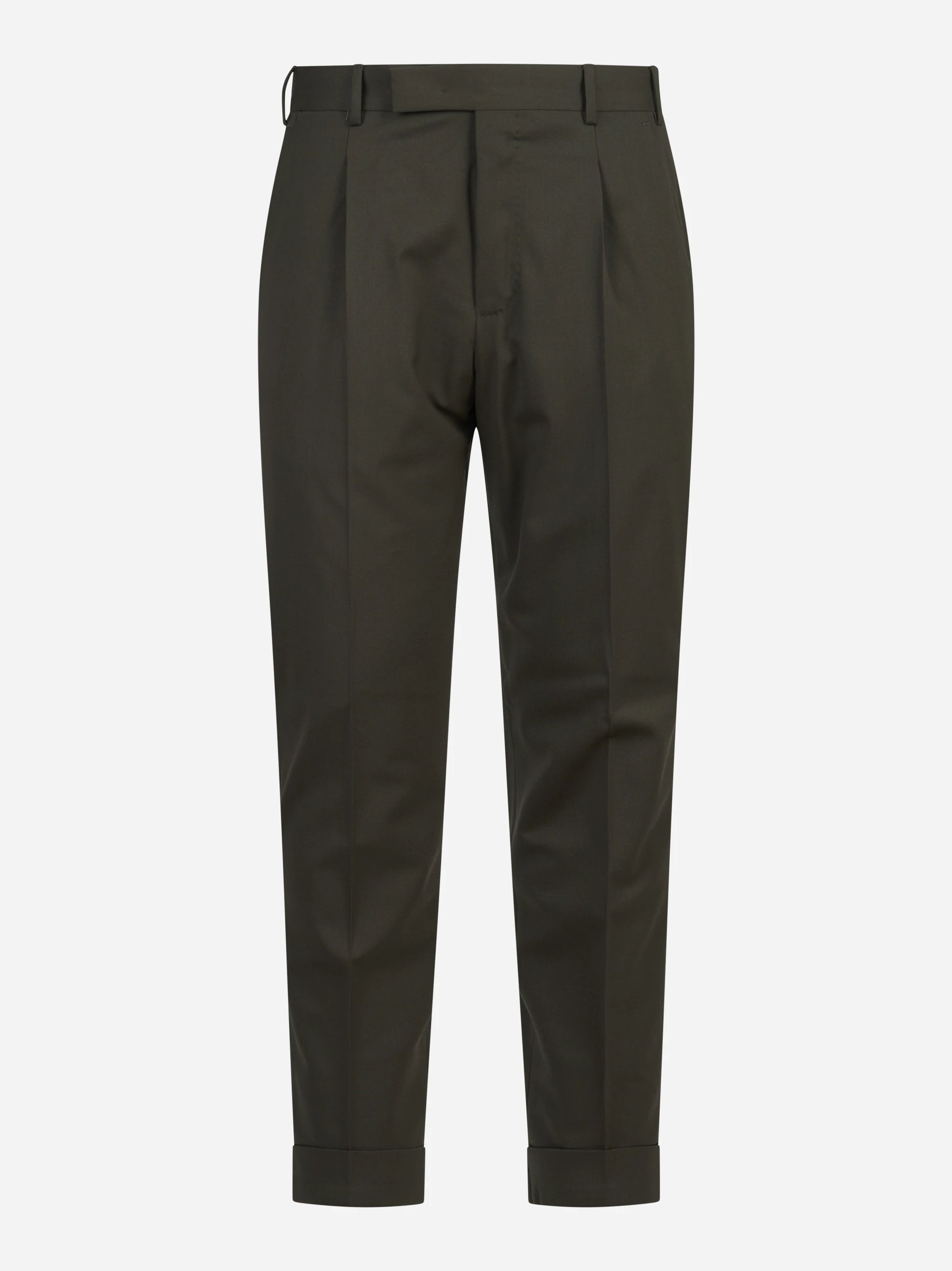 Pantalone bi-stretch Rebel verde - vista frontale
