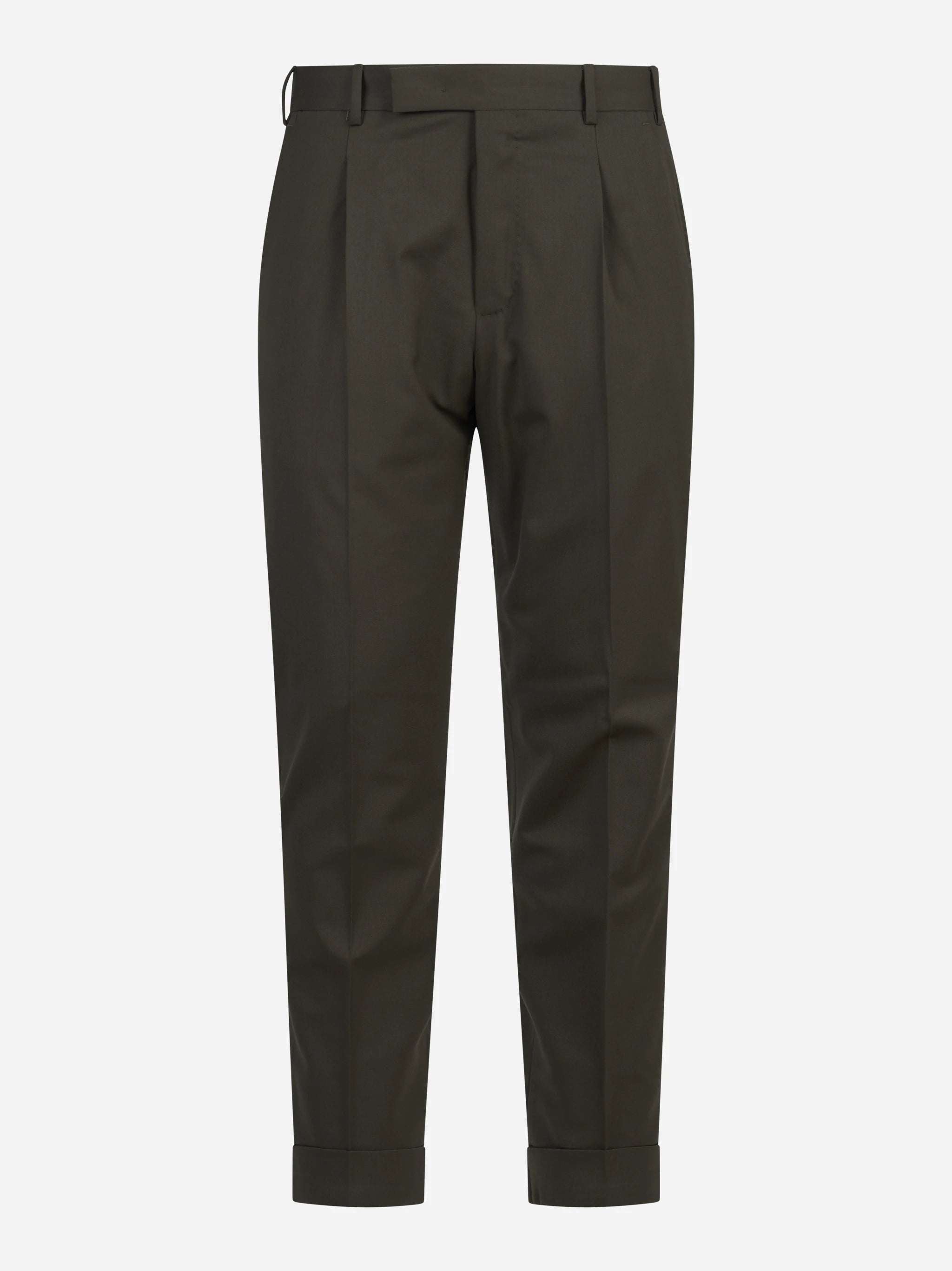 Pantalone bi-stretch Rebel verde - vista frontale