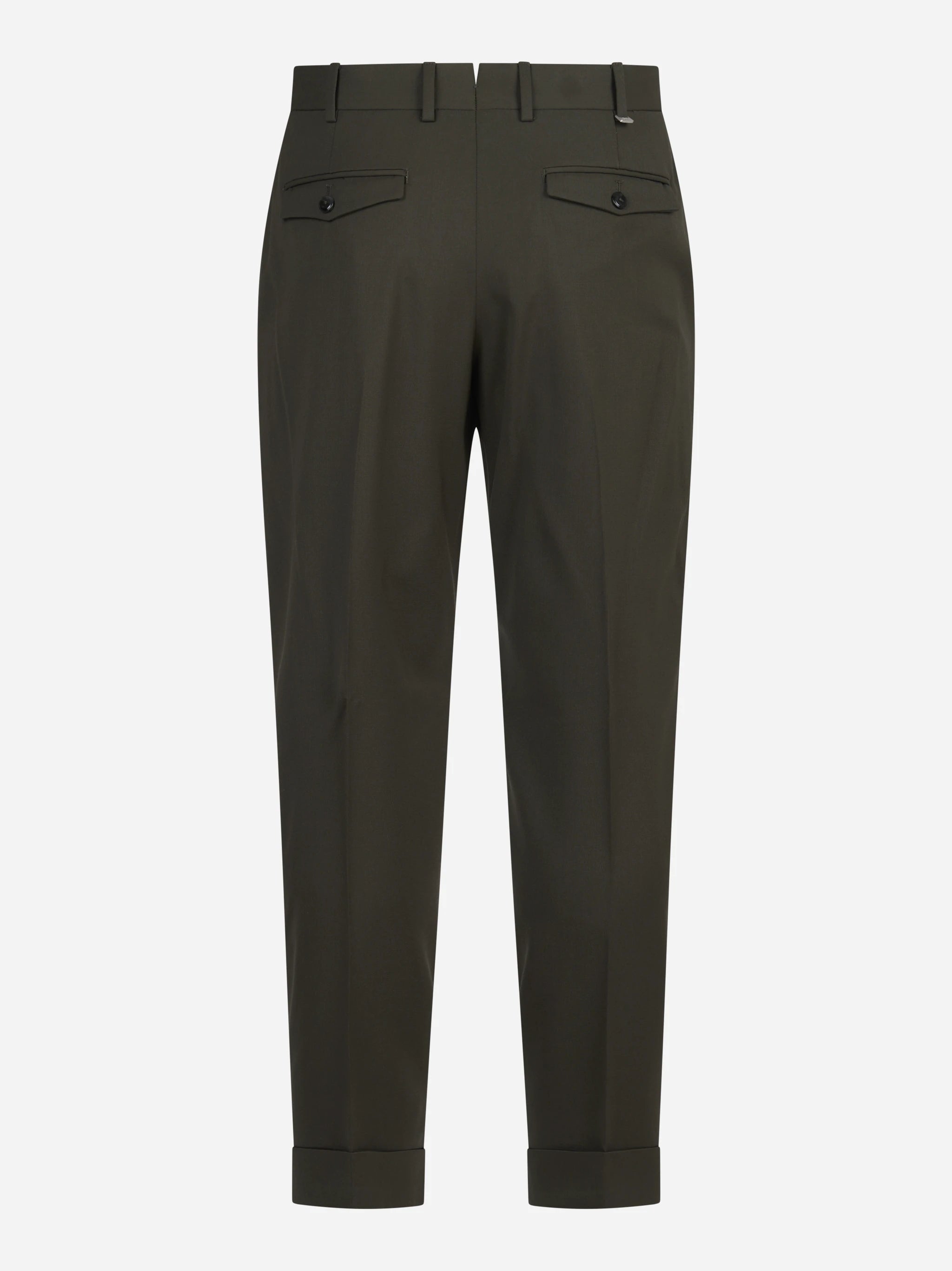 Pantalone bi-stretch Rebel verde - vista posteriore