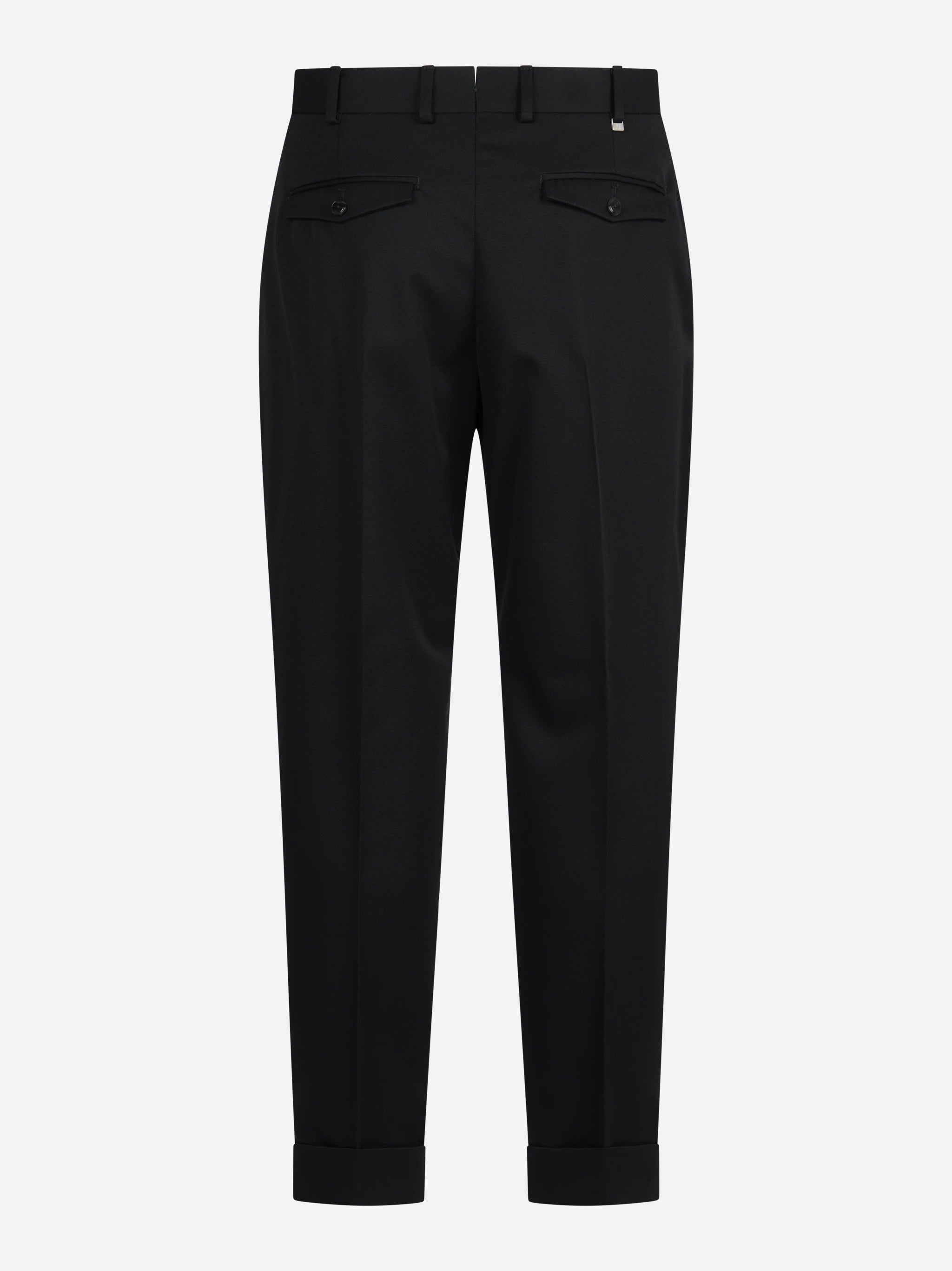 Pantalone drill di lana Rebel nero - vista posteriore