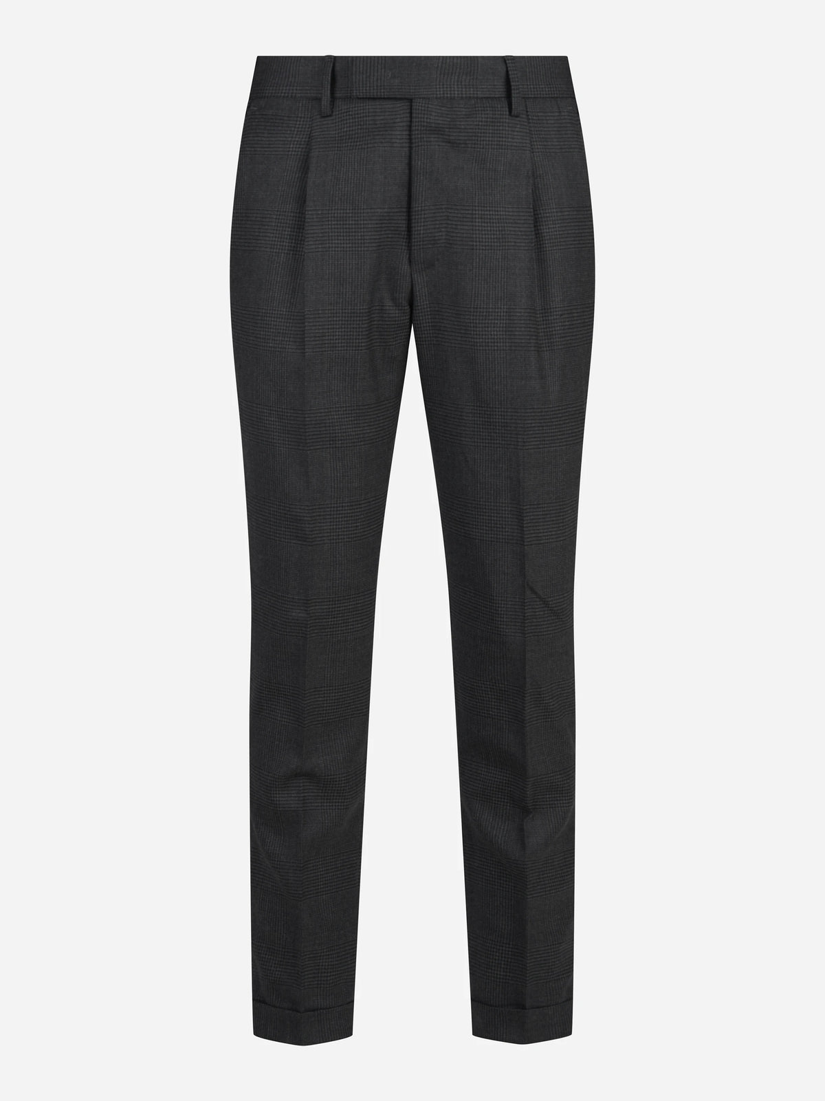 Pantalone Rebel in lana stretch grigio - vista frontale