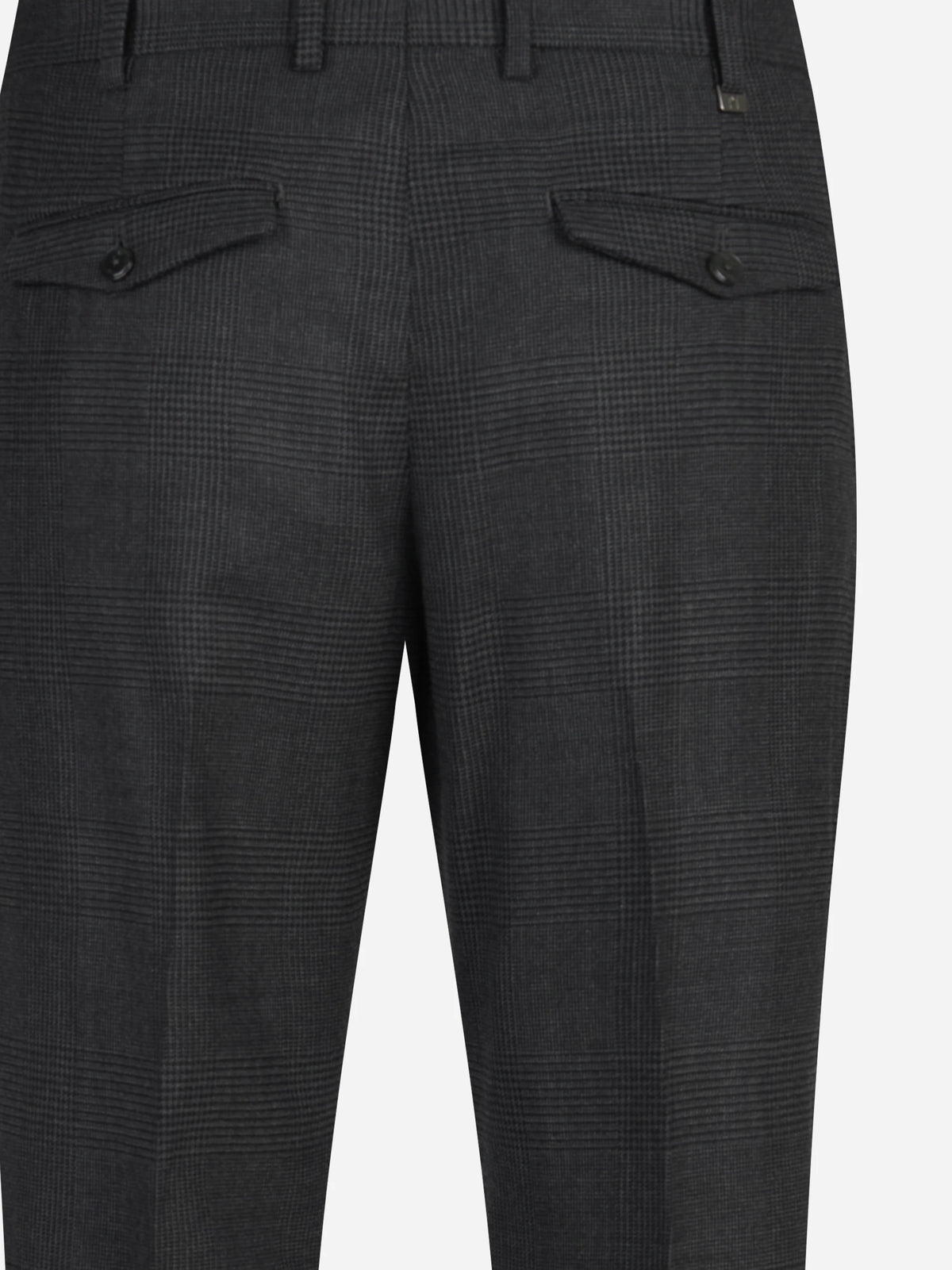 Pantalone Rebel in lana stretch grigio - vista posteriore