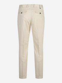 Pantalone Rebel in cotone e seta beige - dettaglio del prodotto