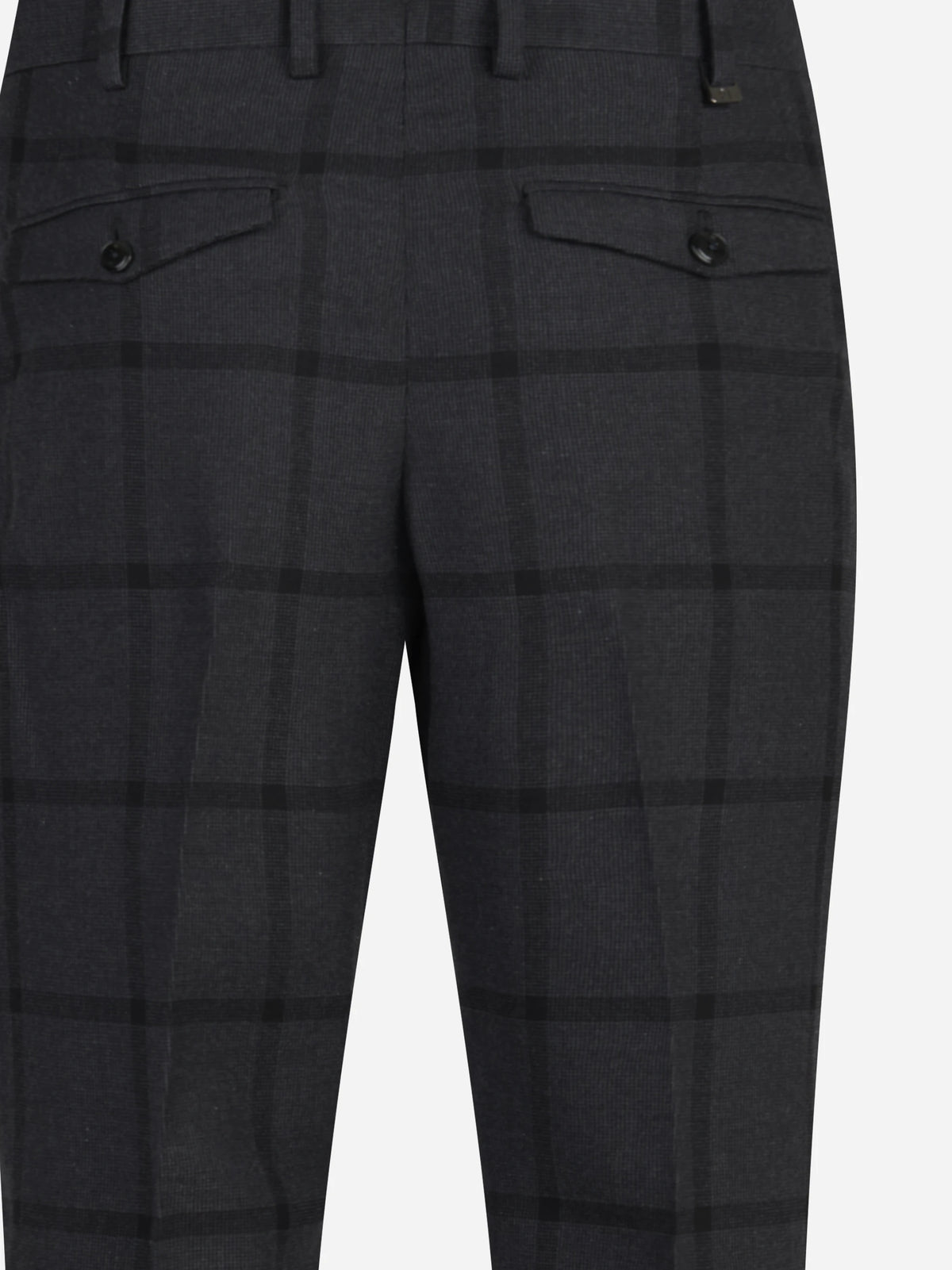 Pantalone Rebel check grigio - vista posteriore