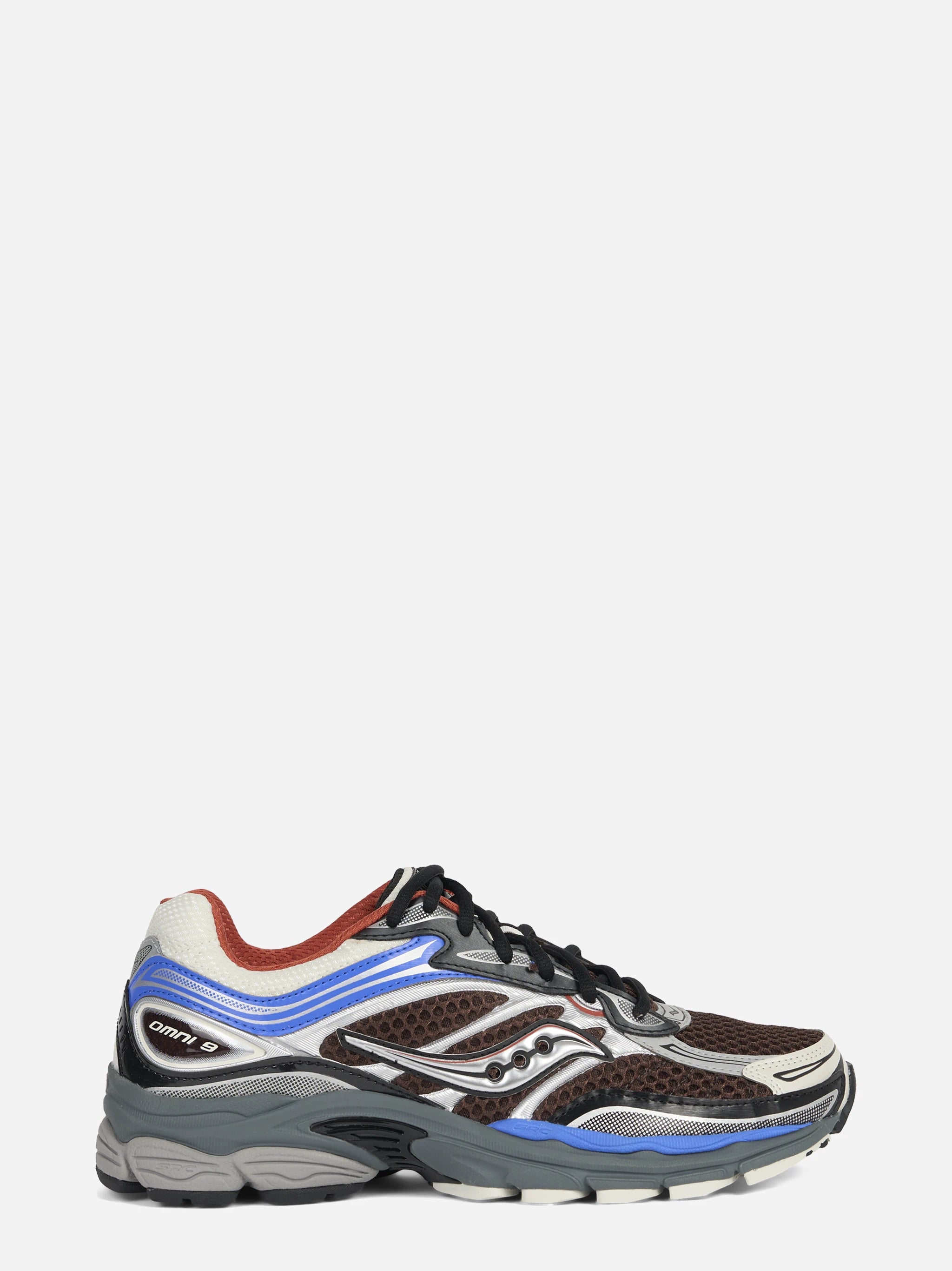 Sneaker ProGrid Omni 9 OG marrone e blu - vista laterale
