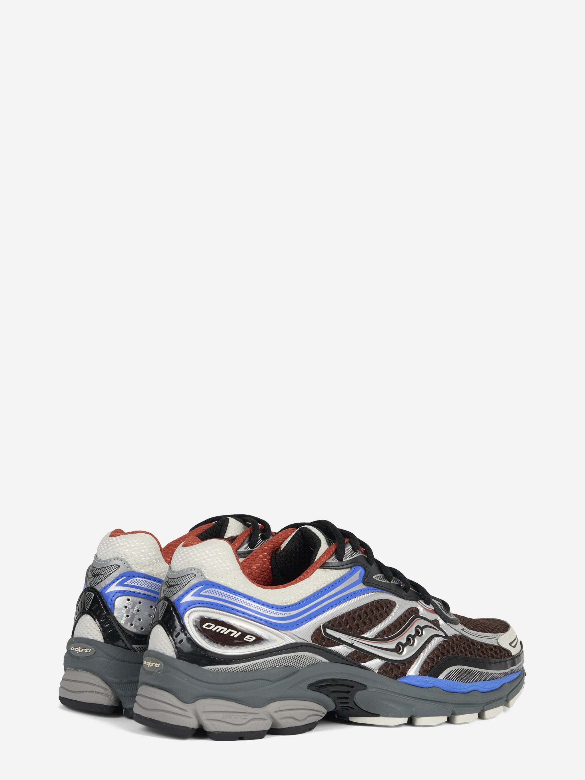 Sneaker ProGrid Omni 9 OG marrone e blu - vista posteriore