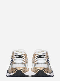 Sneaker ProGrid Omni 9 Aureate e bianca - vista frontale