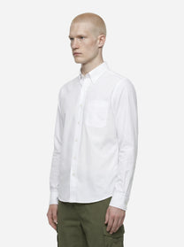 Camicia button down bianca Magalloway in popeline di cotone