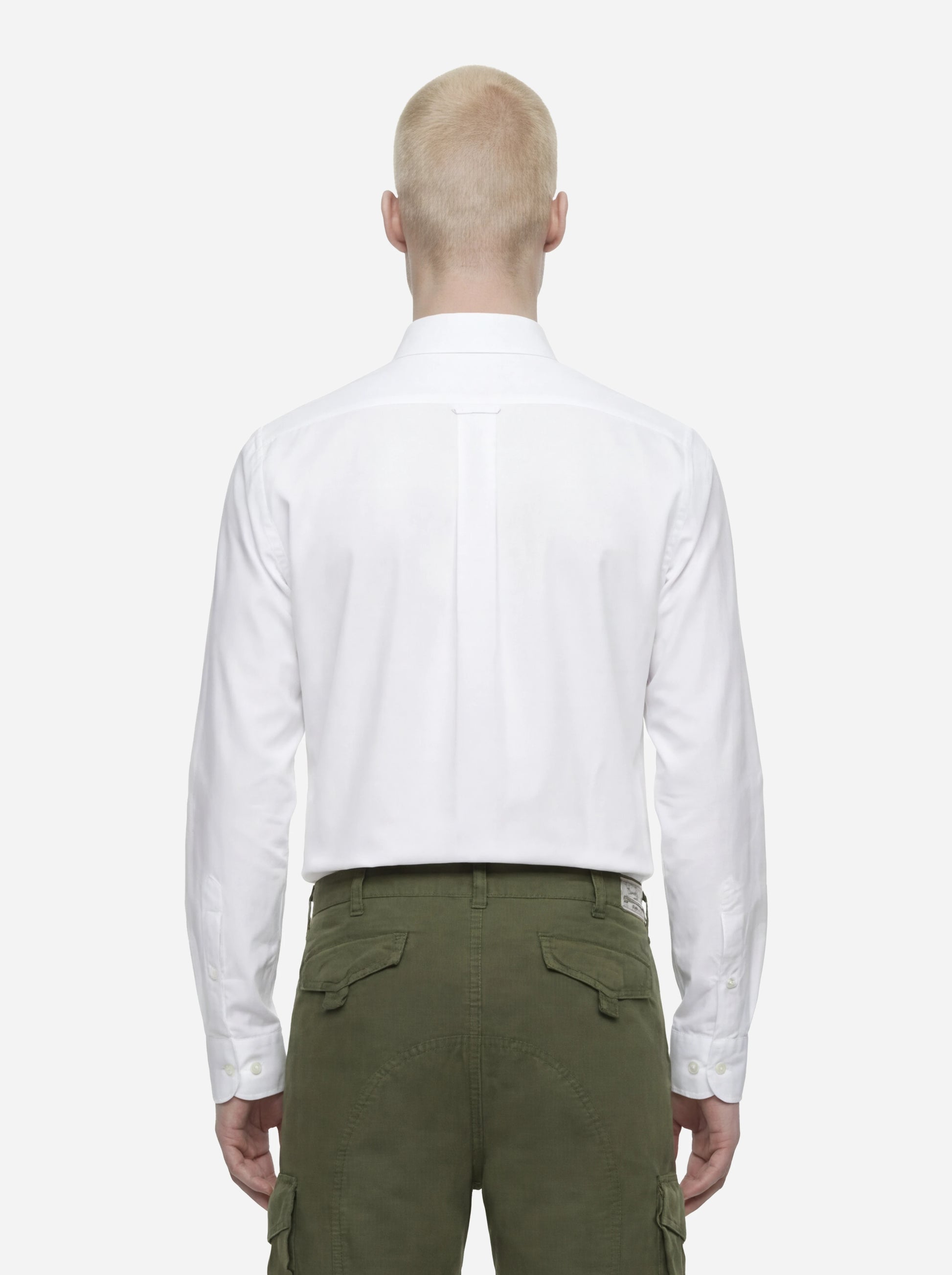 Camicia button down bianca Magalloway in popeline di cotone