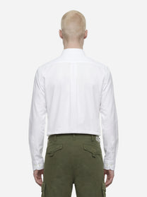 Camicia button down bianca Magalloway in popeline di cotone