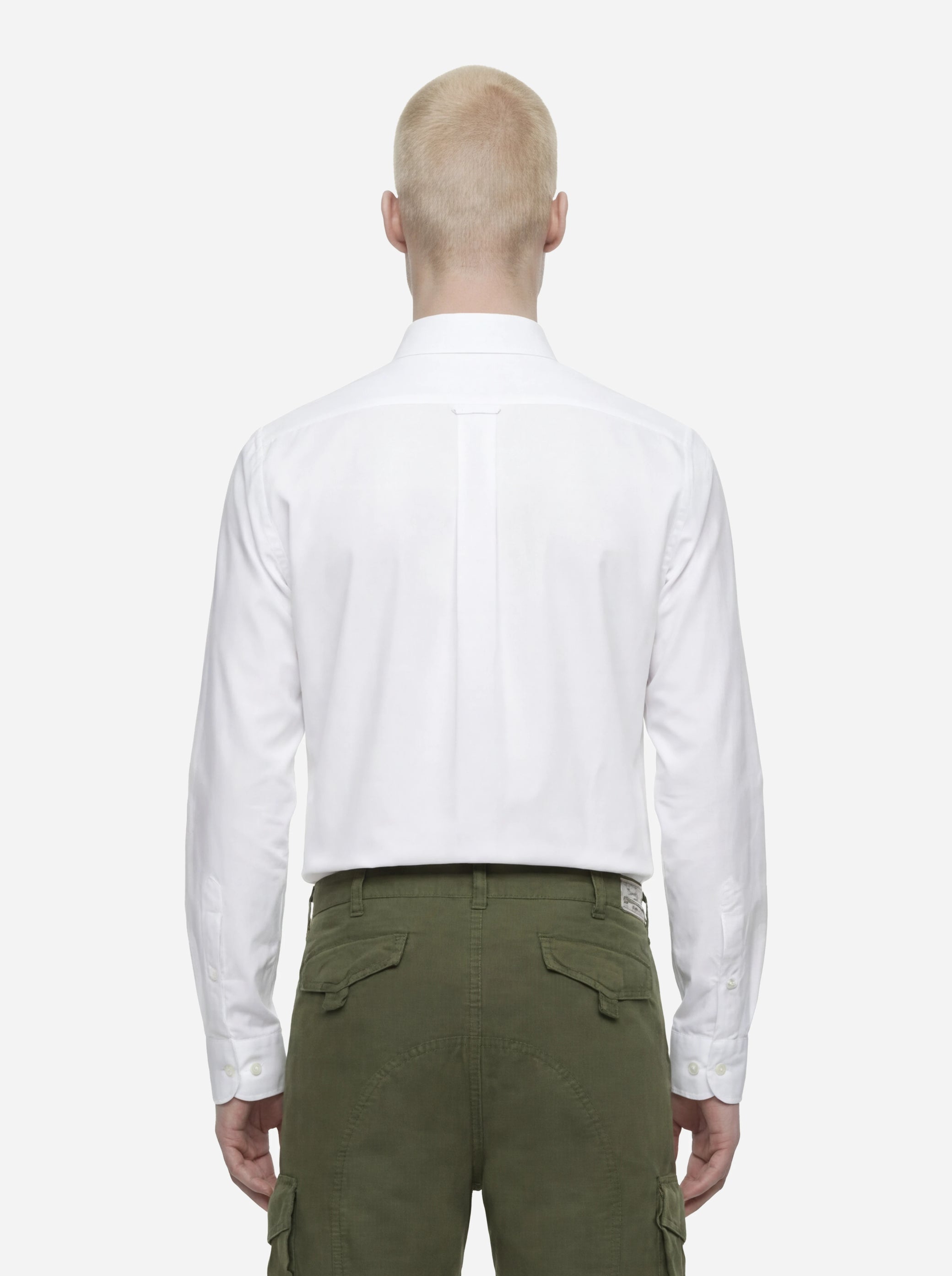 Camicia button down bianca Magalloway in popeline di cotone